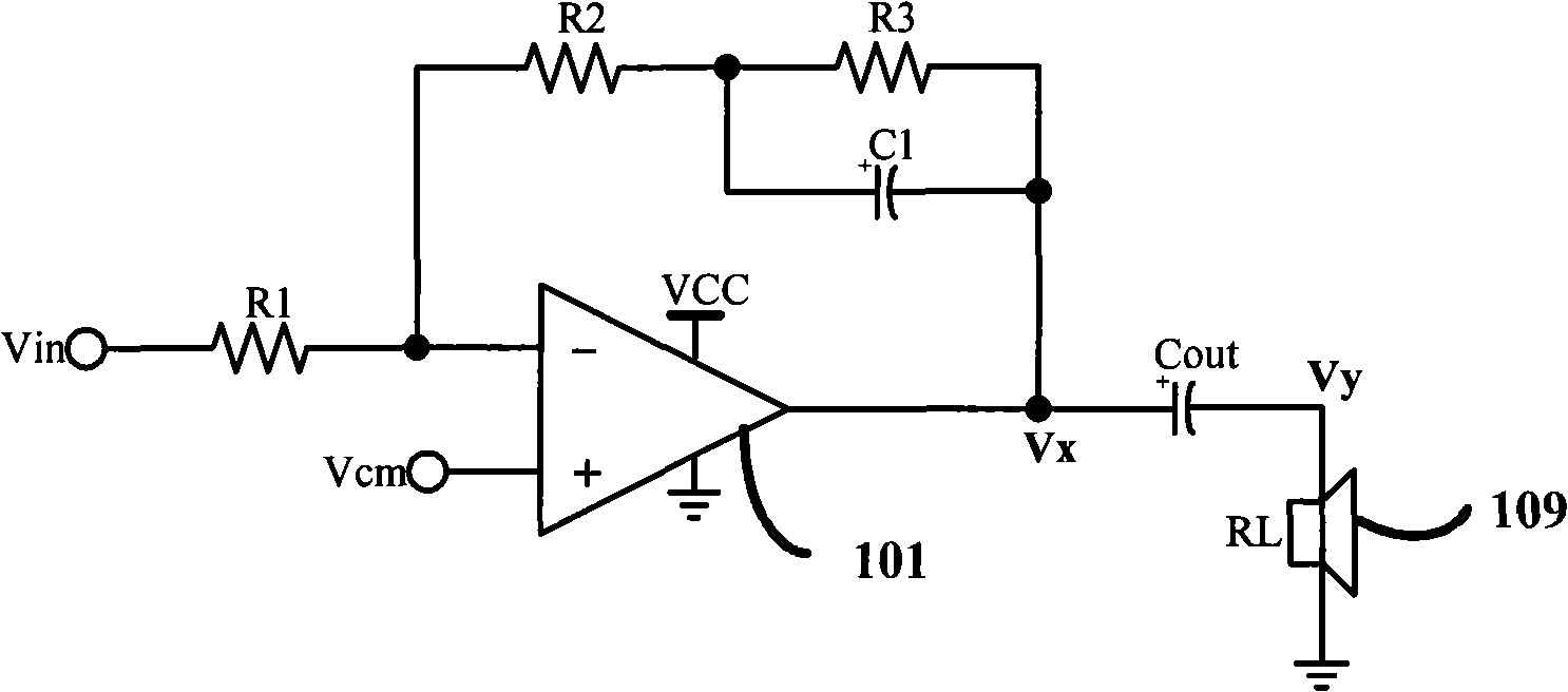 Audio power amplifier with improved low frequency performance