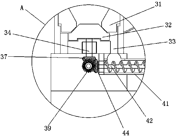 Double-bean grinding device for coffee machine