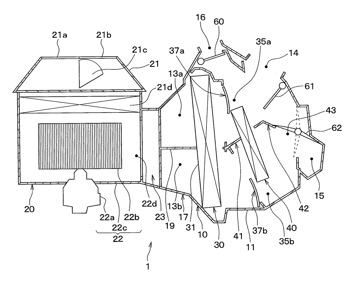 Air conditioning device for vehicle