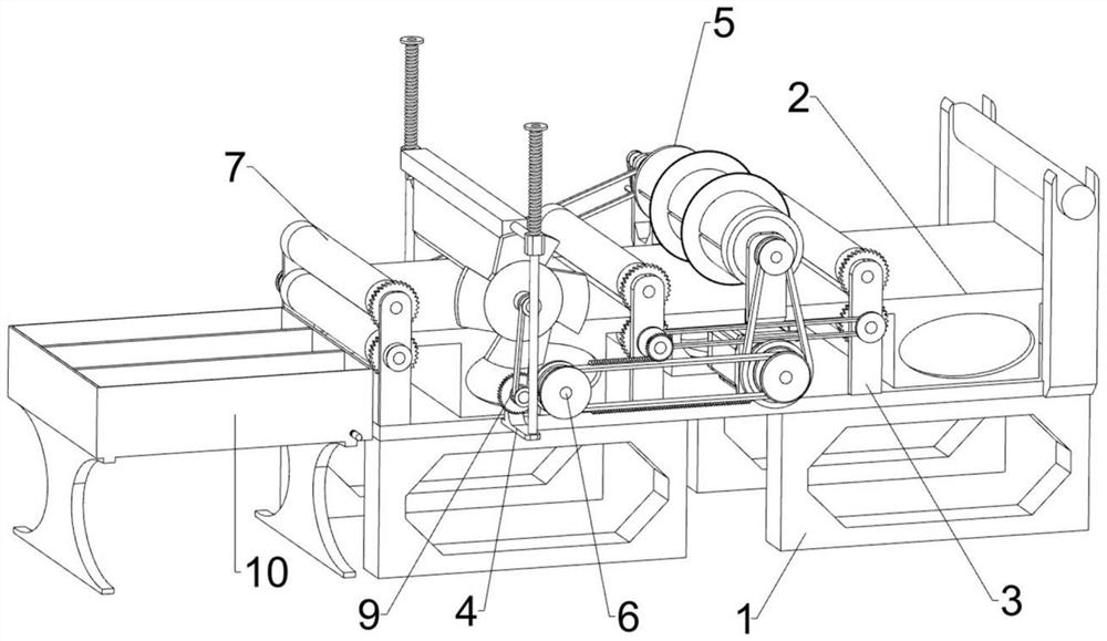 Slitting machine capable of adjusting feeding width and length of steel sheet coiled material