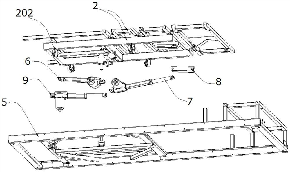 Safe and adjustable household bed