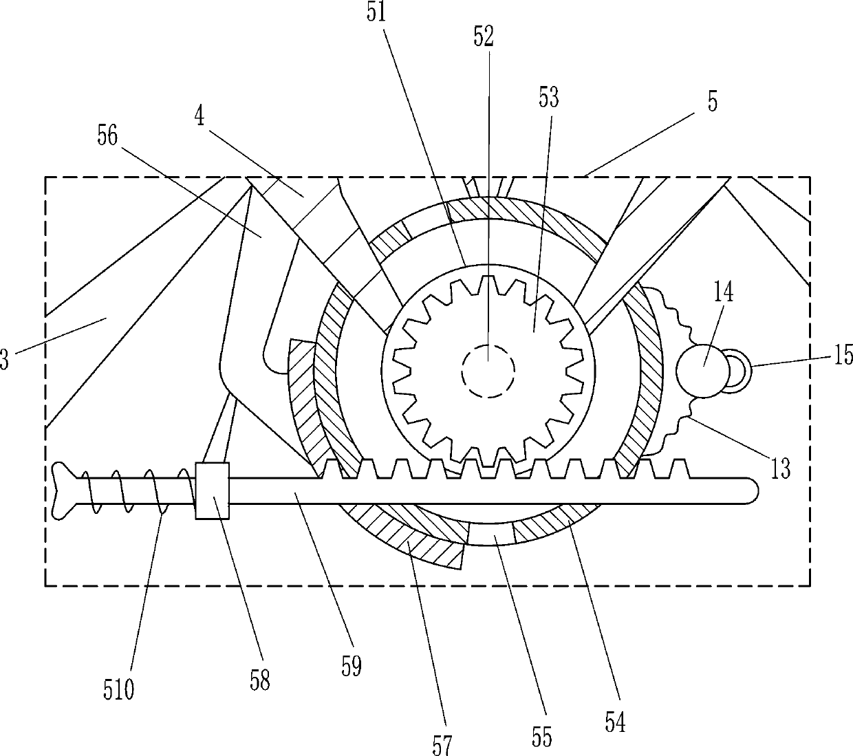 Chemical experimental drug quantitative taking equipment