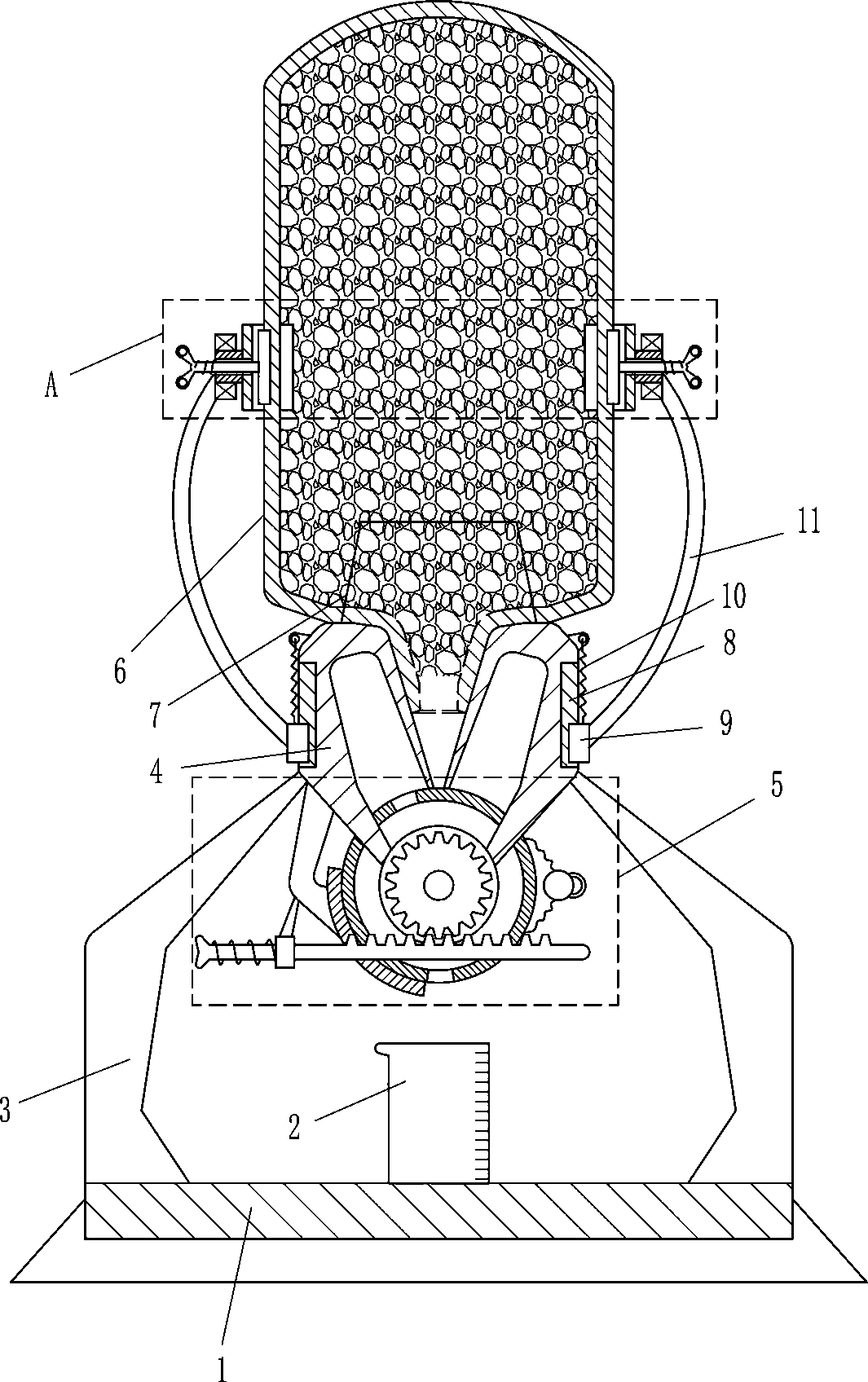 Chemical experimental drug quantitative taking equipment