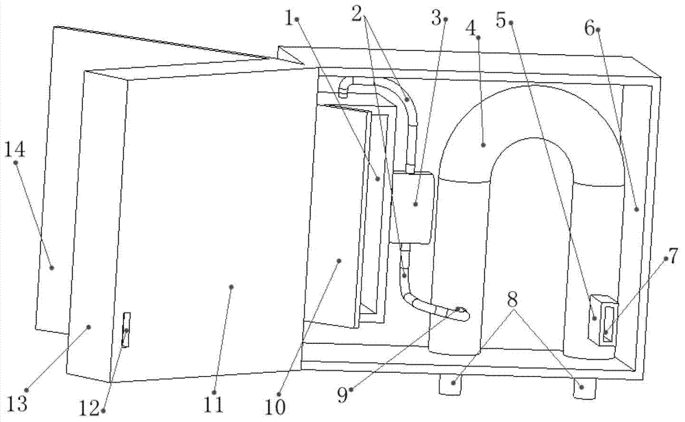 Steam sterilization method and steam sterilizer utilizing contact type downward eccentric pipeline