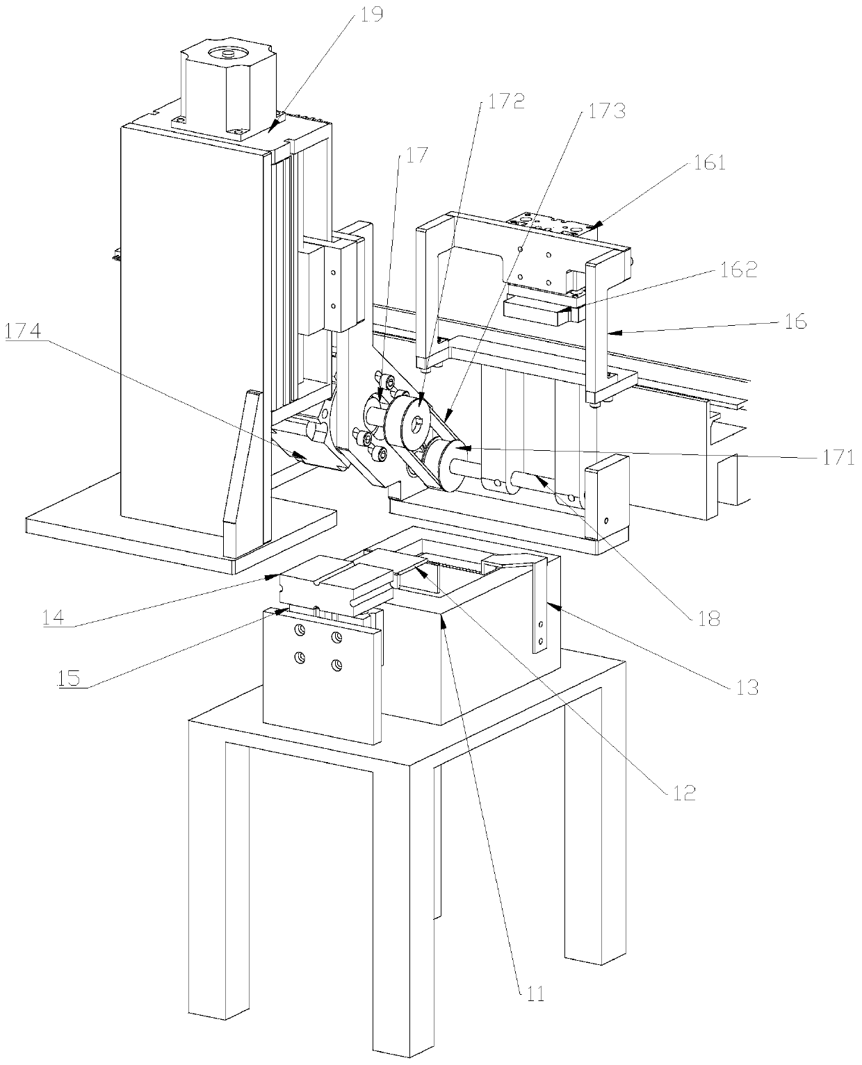 Automatic tin immersion device and flat cable processing production line