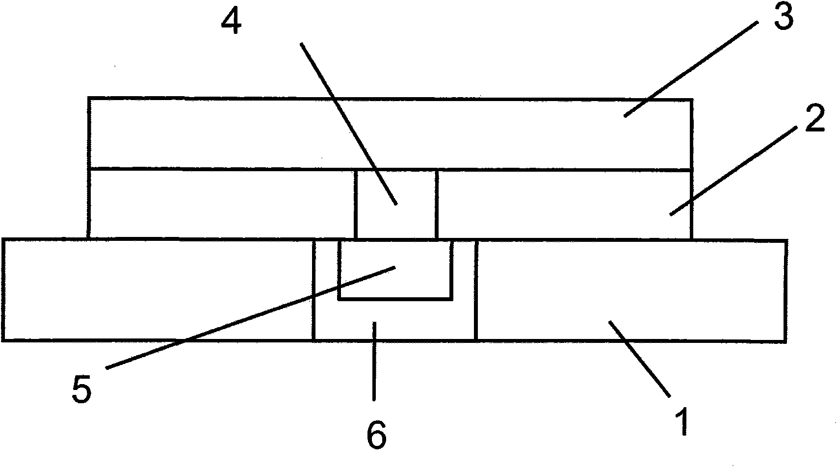 Ultrasonic standing wave type micro-fluidic chip and preparation method thereof