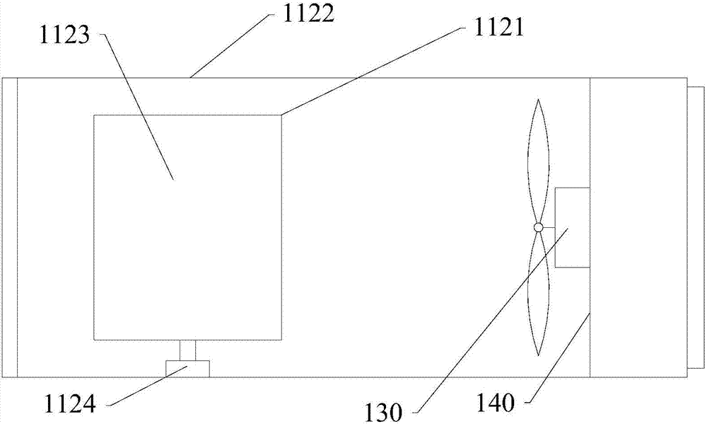 Indoor heat exchanging device and air conditioner