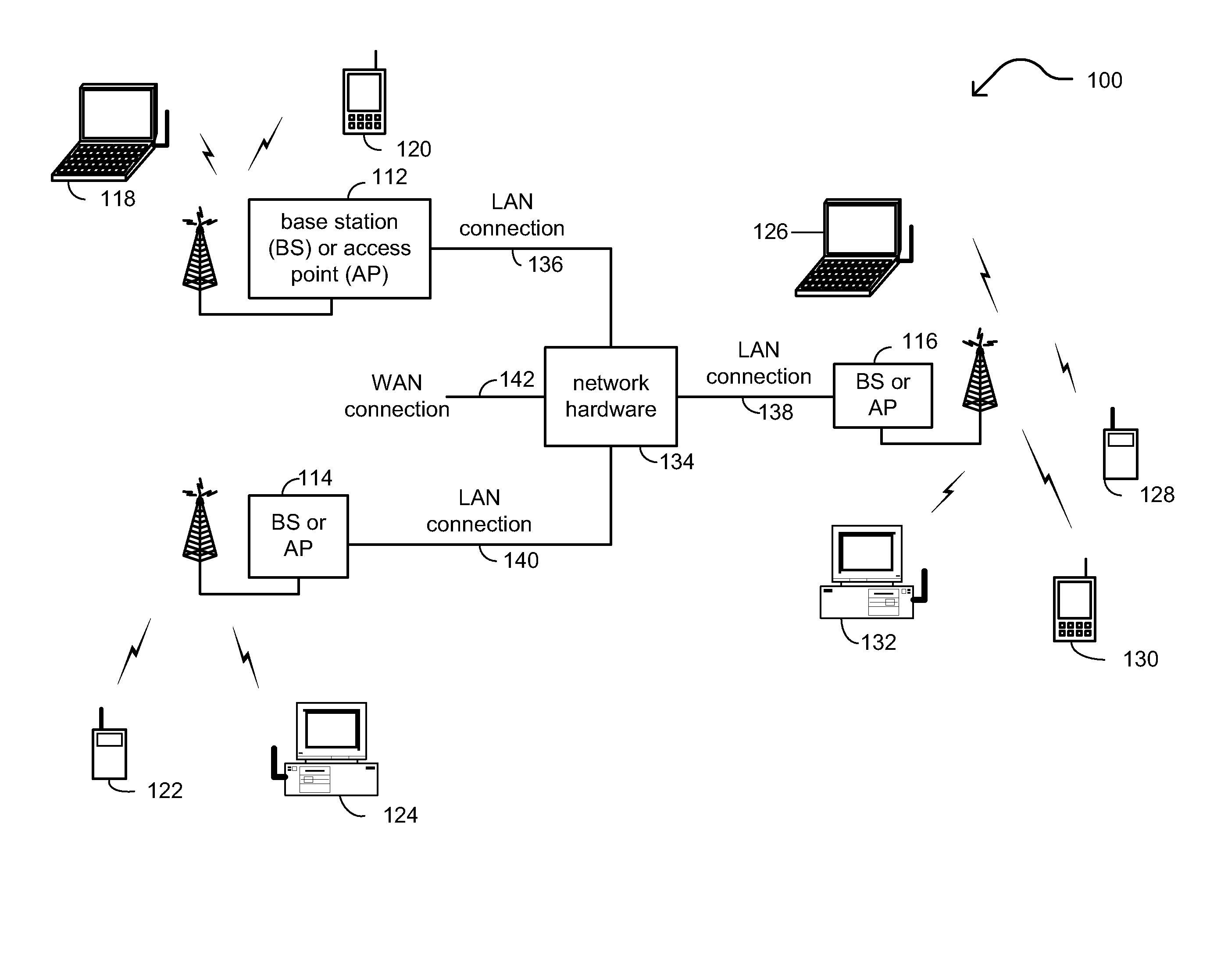 Preamble with modified signal field (SIG) for use in wireless communications