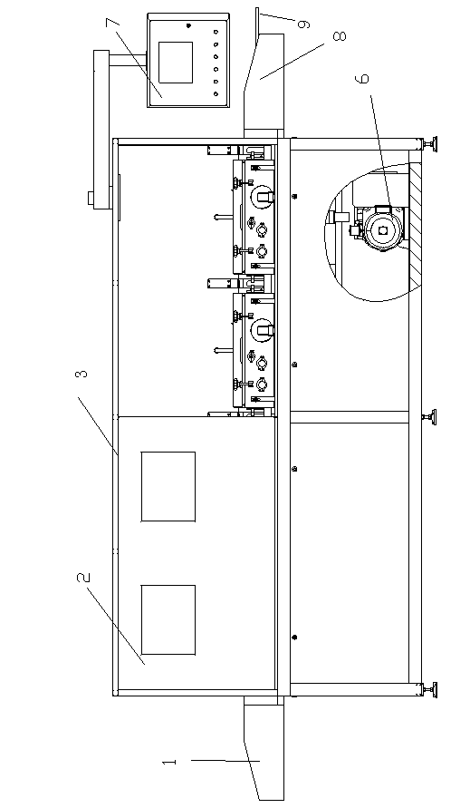 Continuous vacuum welding furnace and welding method for same