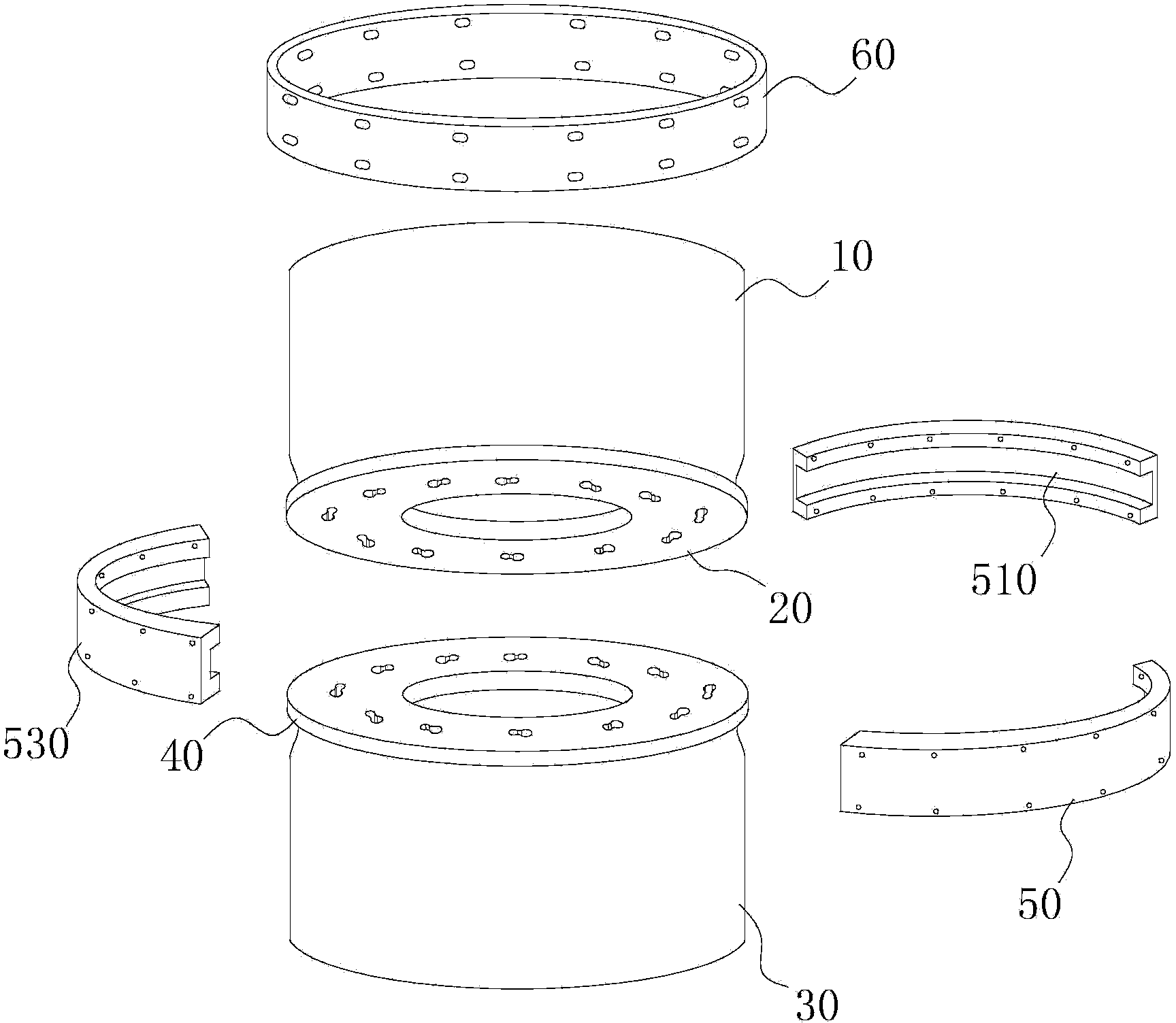 Pile connection structure and pile