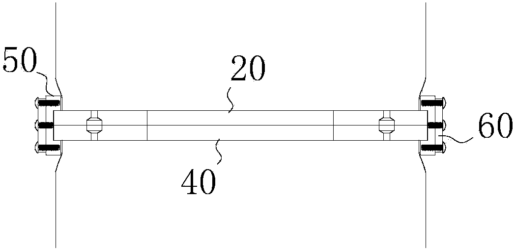 Pile connection structure and pile