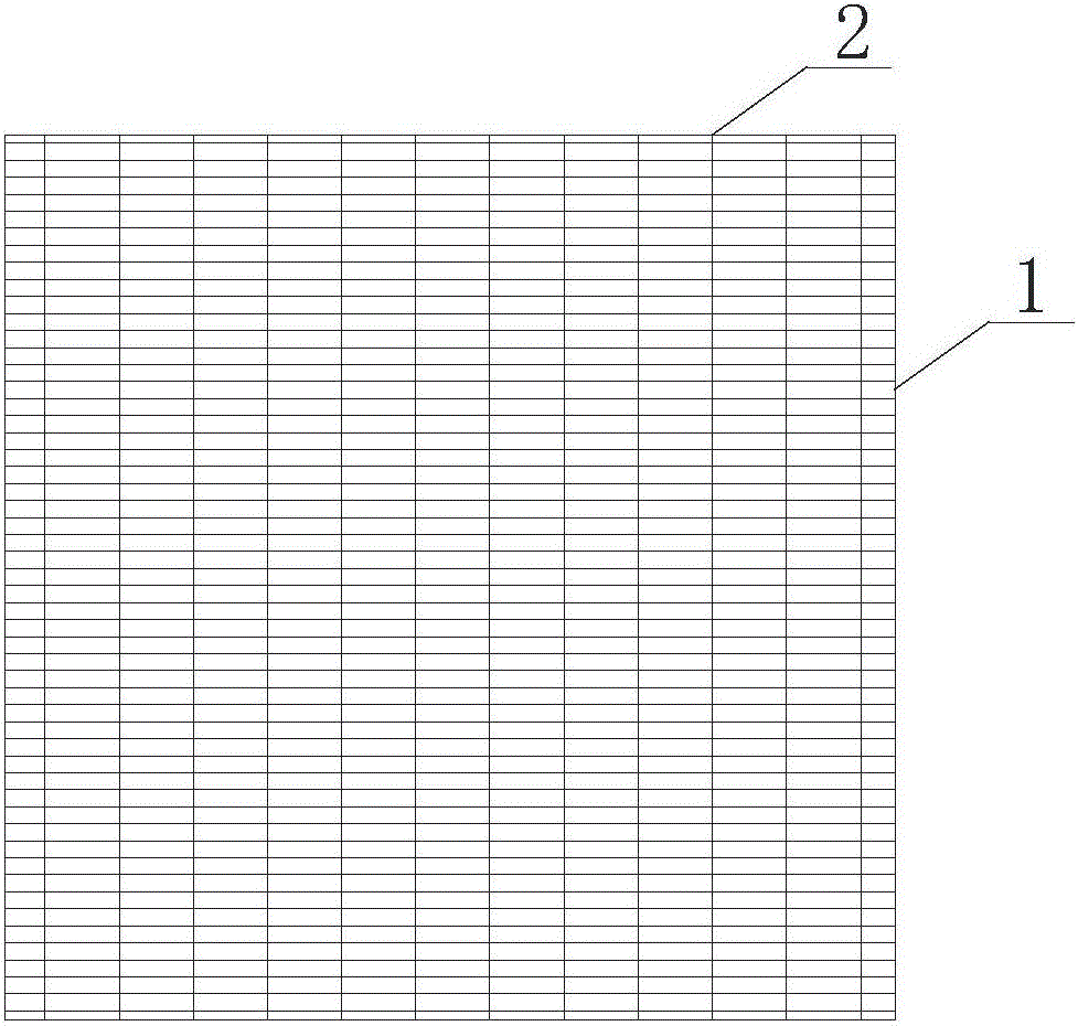 Efficient solar cell convenient to test and device for testing efficient solar cell