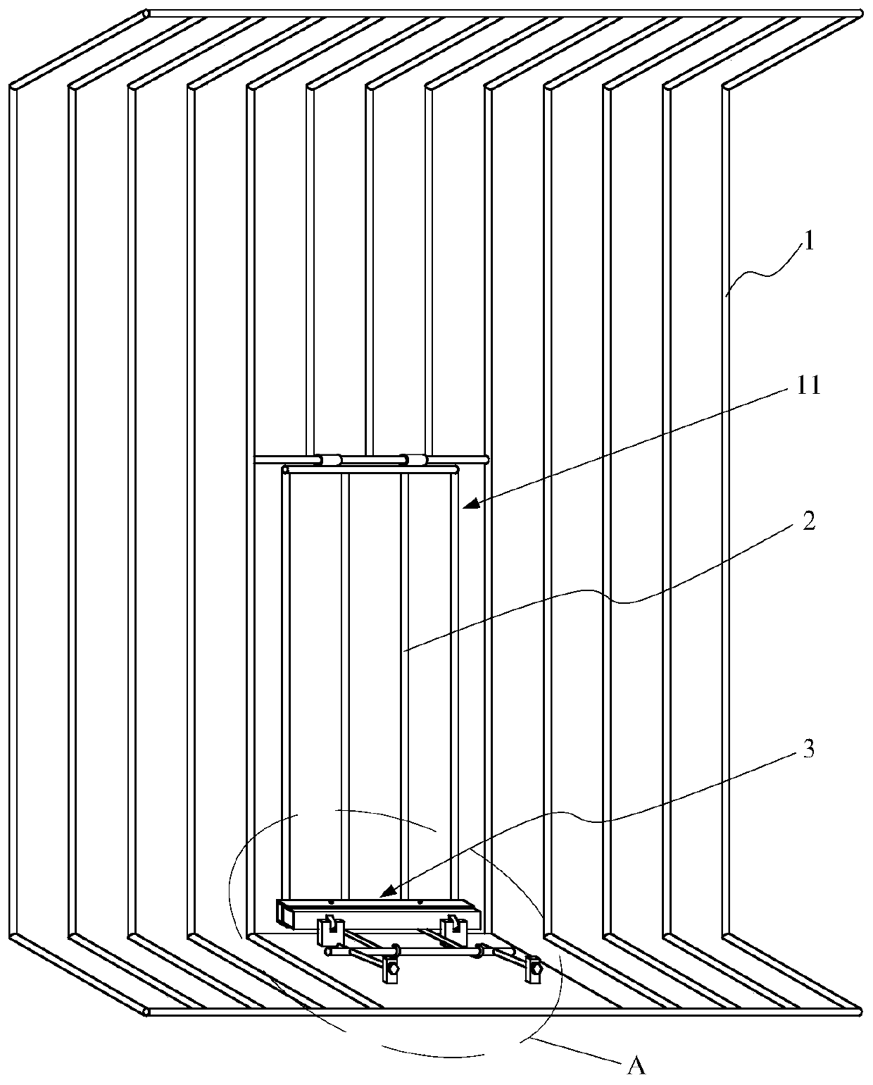 Fire safety anti-theft guardrail