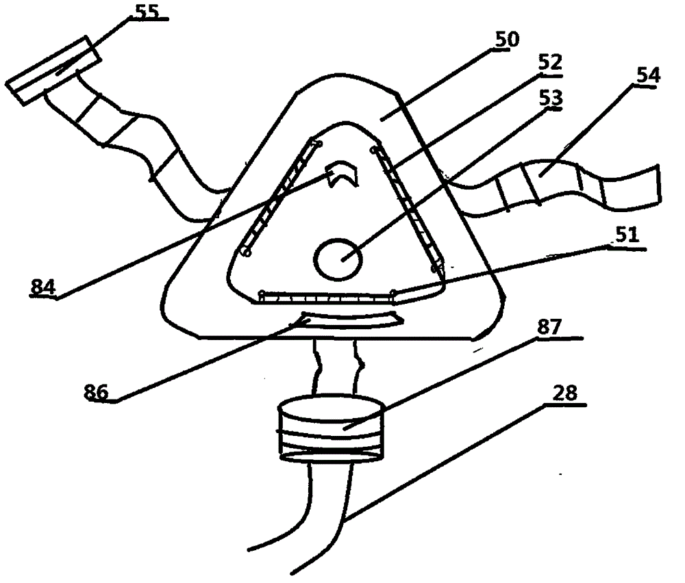 Respirator for respiratory department