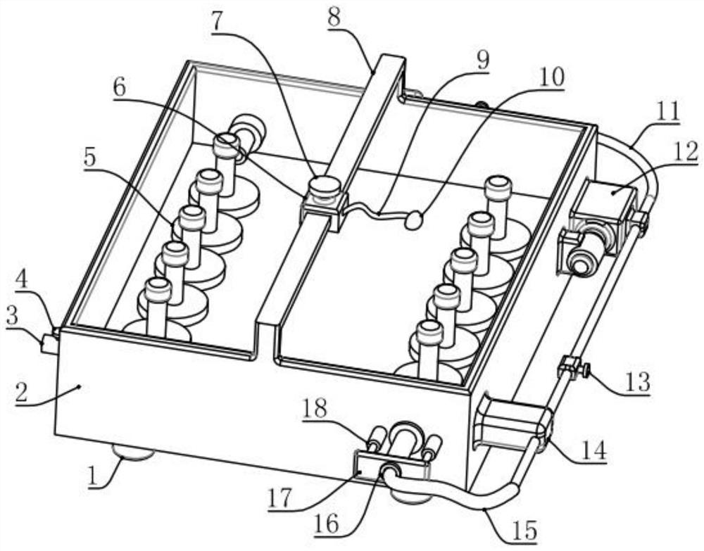 Fire hose air tightness detection device