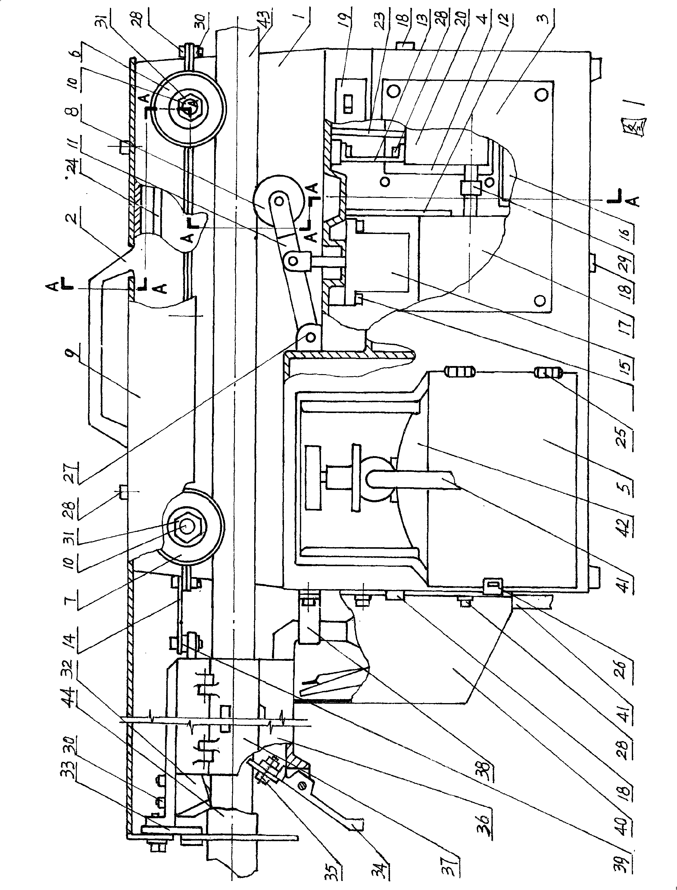 Deicing machine for aerial cable