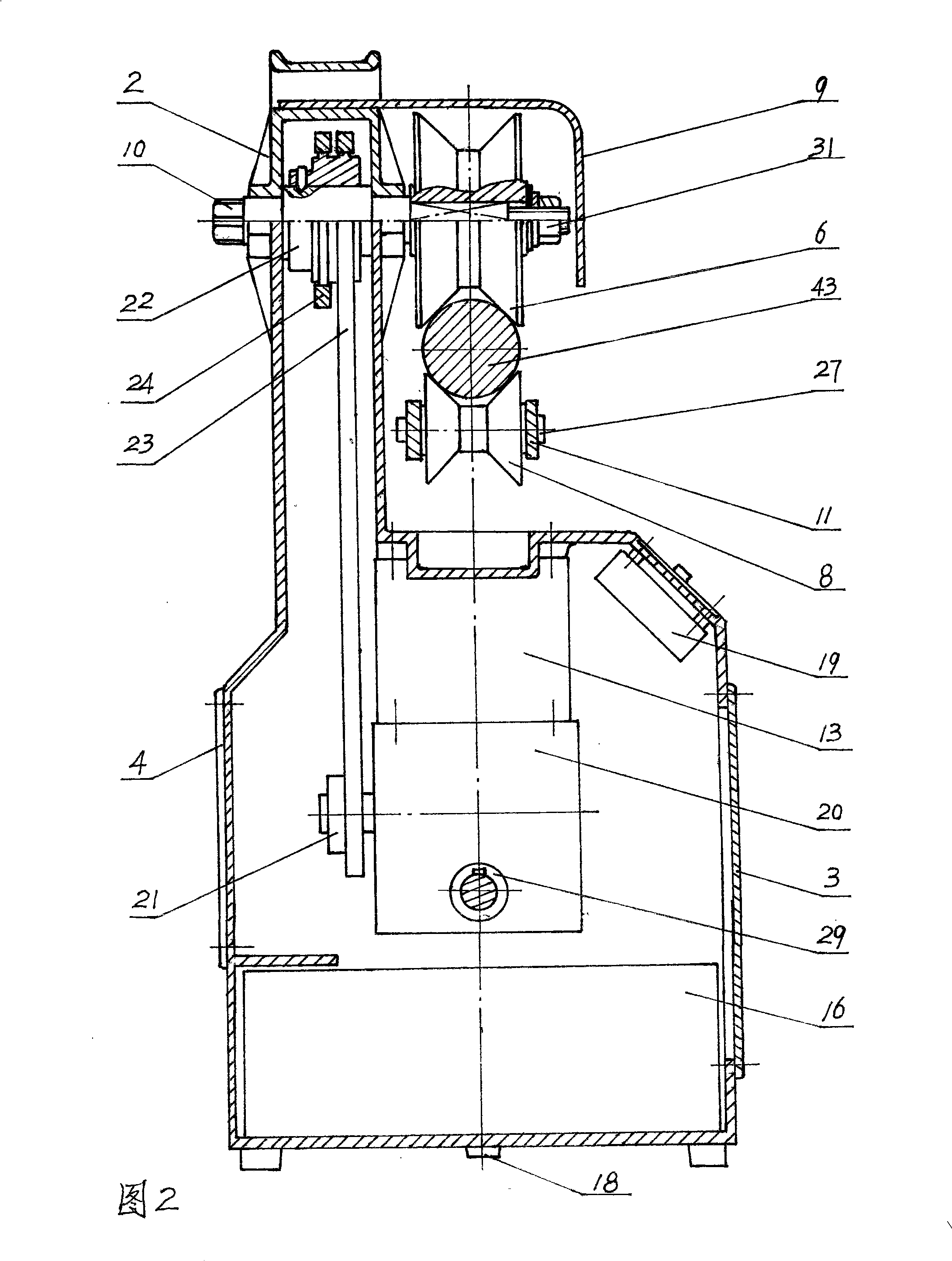 Deicing machine for aerial cable