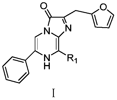 Phenyl imidazopyrazinone compound as well as preparation method and application thereof