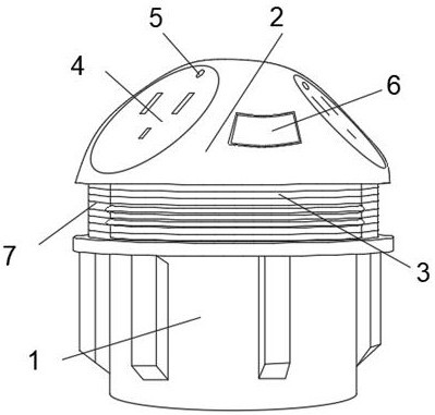 Intelligent charging socket for electric bicycle