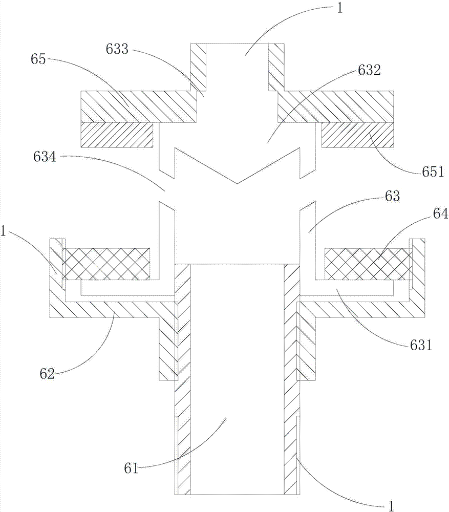 A roof snow melting system