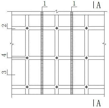 Drainage composite self-drilling tire string bolt support structure and construction method