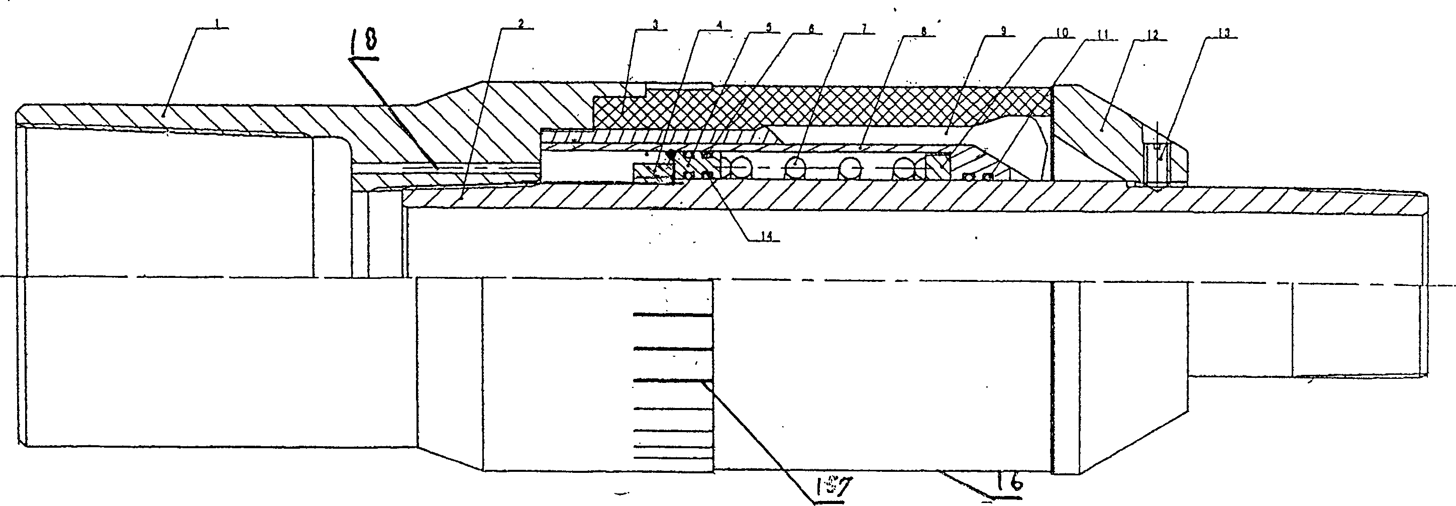 Steam-propelling packer