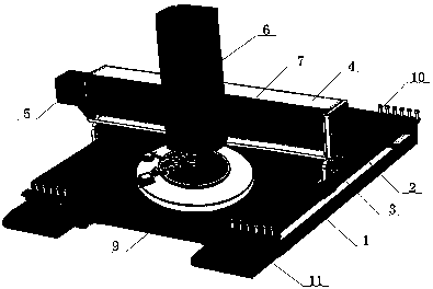 Plate punching mechanism, intelligent clamping device and using method