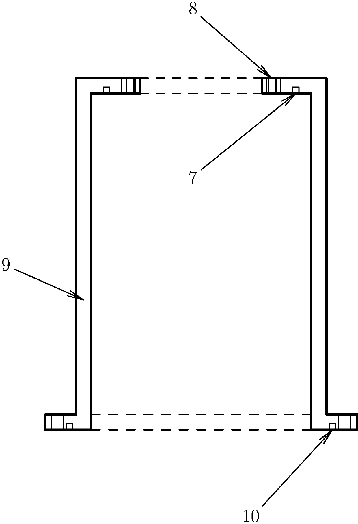 Special rock core holder for high-density electrical parameter monitoring