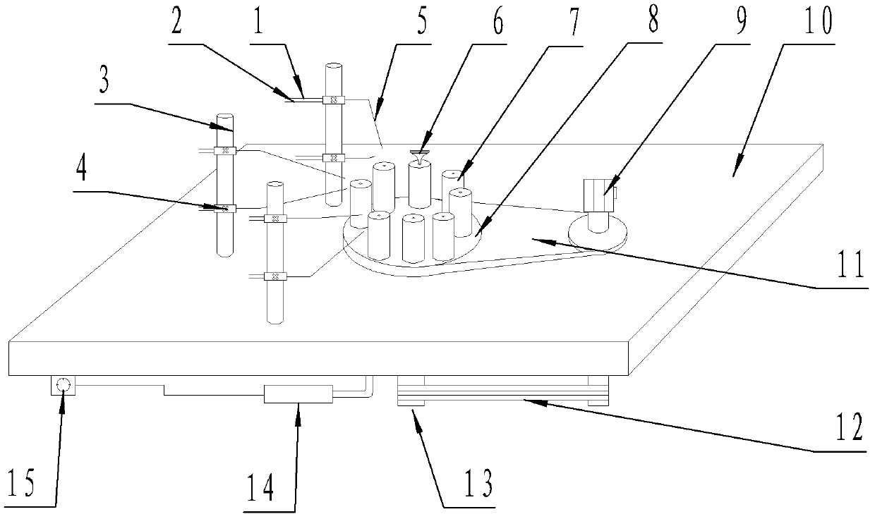 Heating unit for bottom surface and conical surface of engine valve cap part and application method