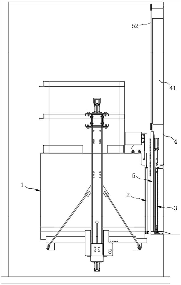 Watertight method and structure of marine elevator