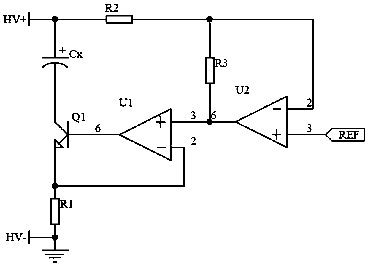 Capacitor constant-power aging circuit and aging method