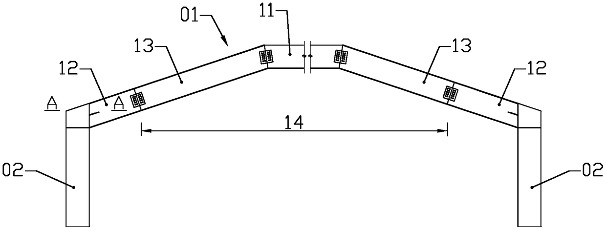 Formwork installation method for steel reinforced concrete composite structural beam