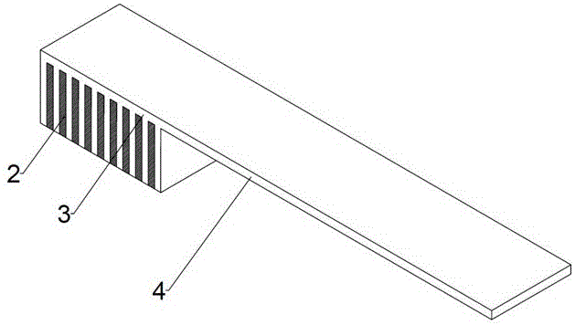 Passive type MEMS flow-induced vibration strengthened heat transfer apparatus and heat transfer method