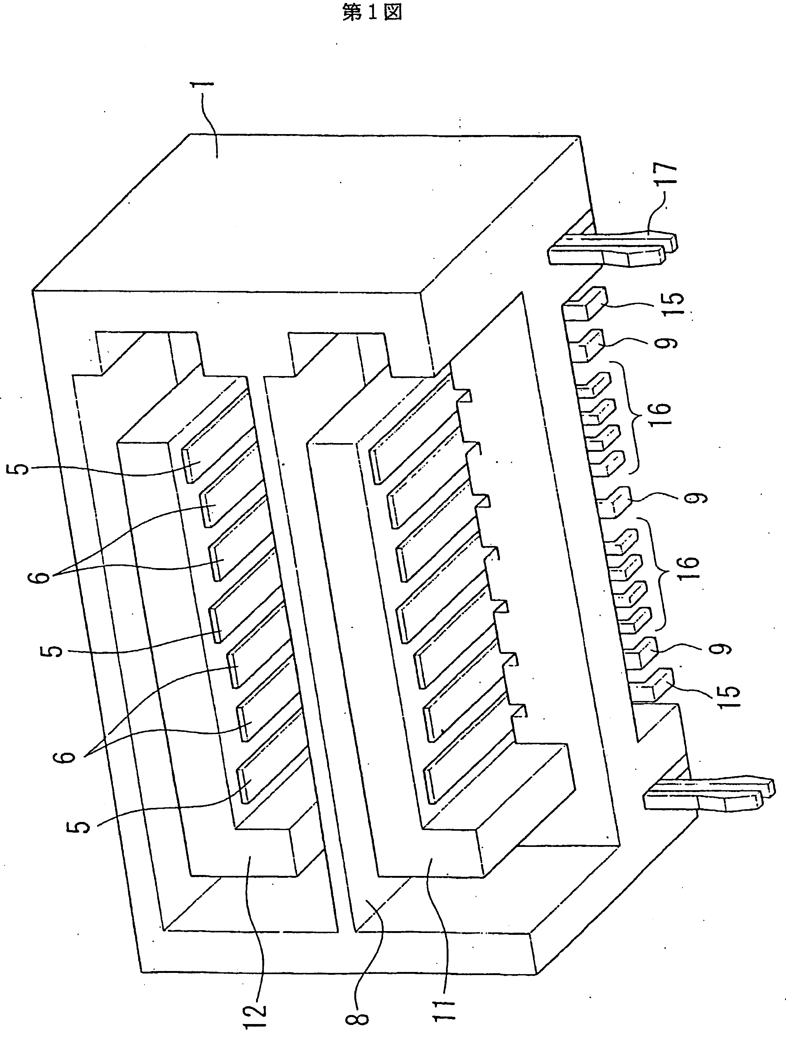 Multi-step electric connector