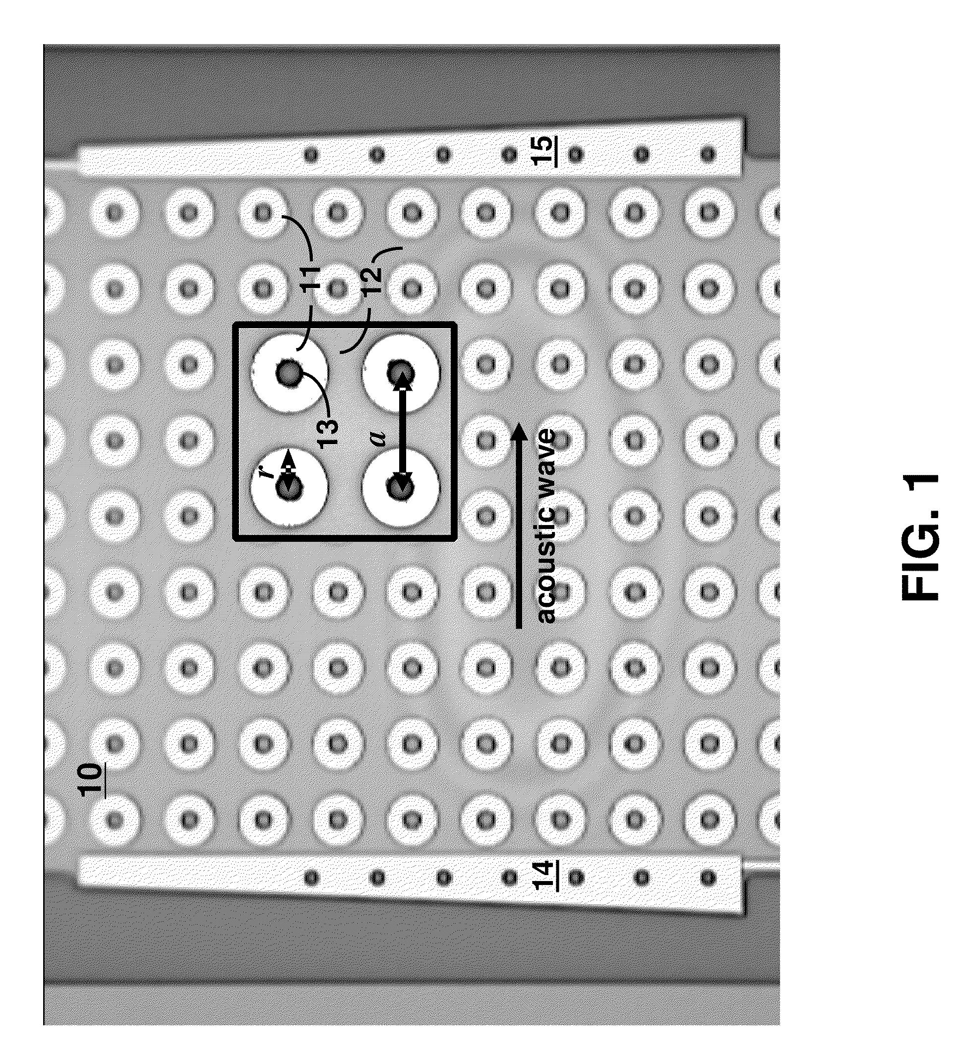 Microfabricated bulk wave acoustic bandgap device