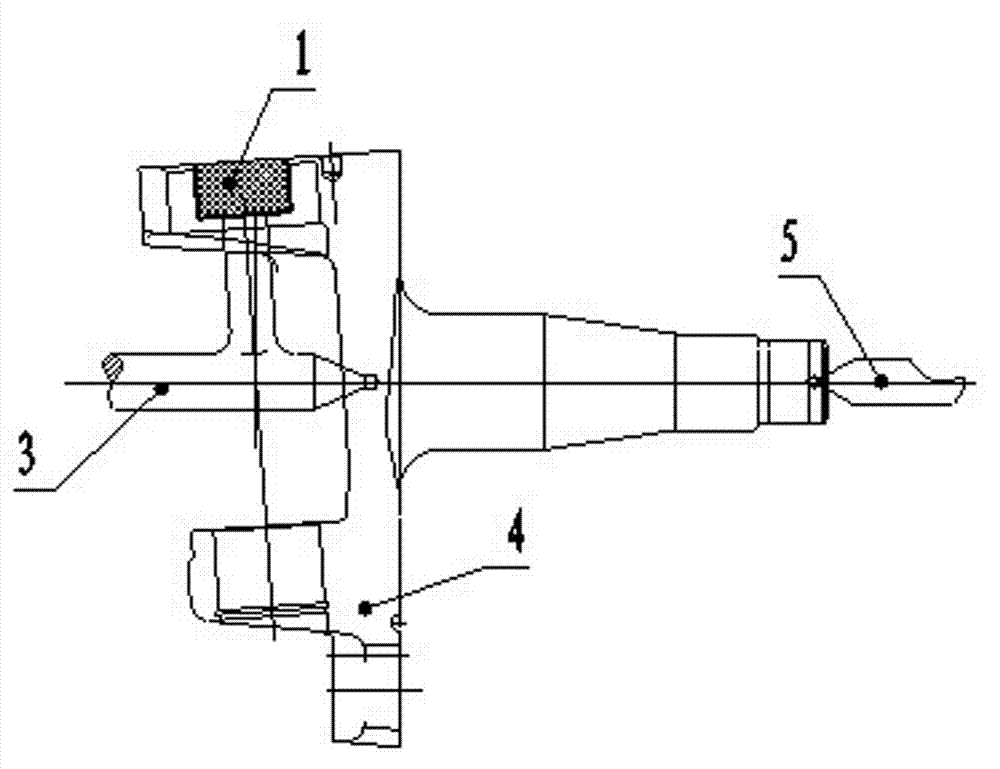 Device for grinding steering knuckle main shaft