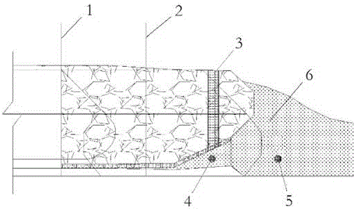 Method for treating residual silt in slope shoulder position through blasting silt extrusion