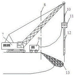 Method for treating residual silt in slope shoulder position through blasting silt extrusion