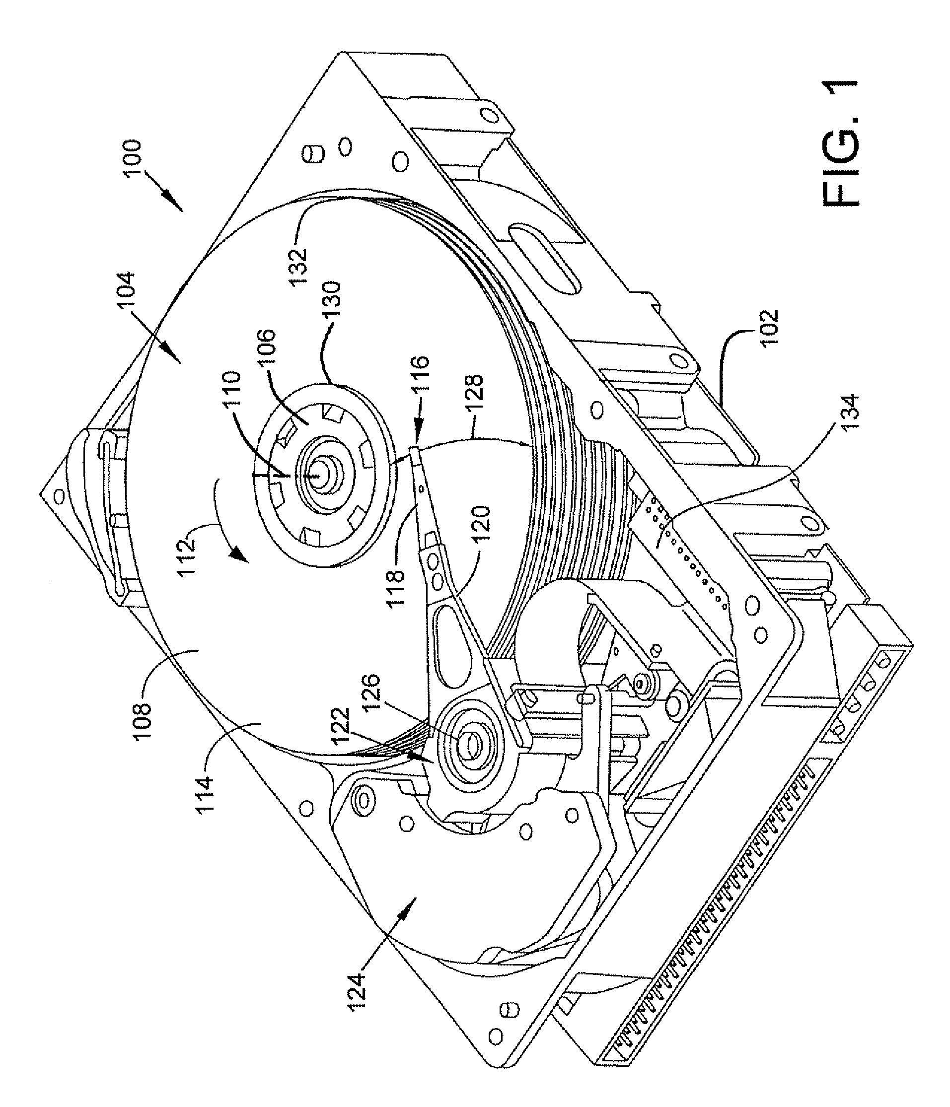 Null servo pattern for bit-patterned media