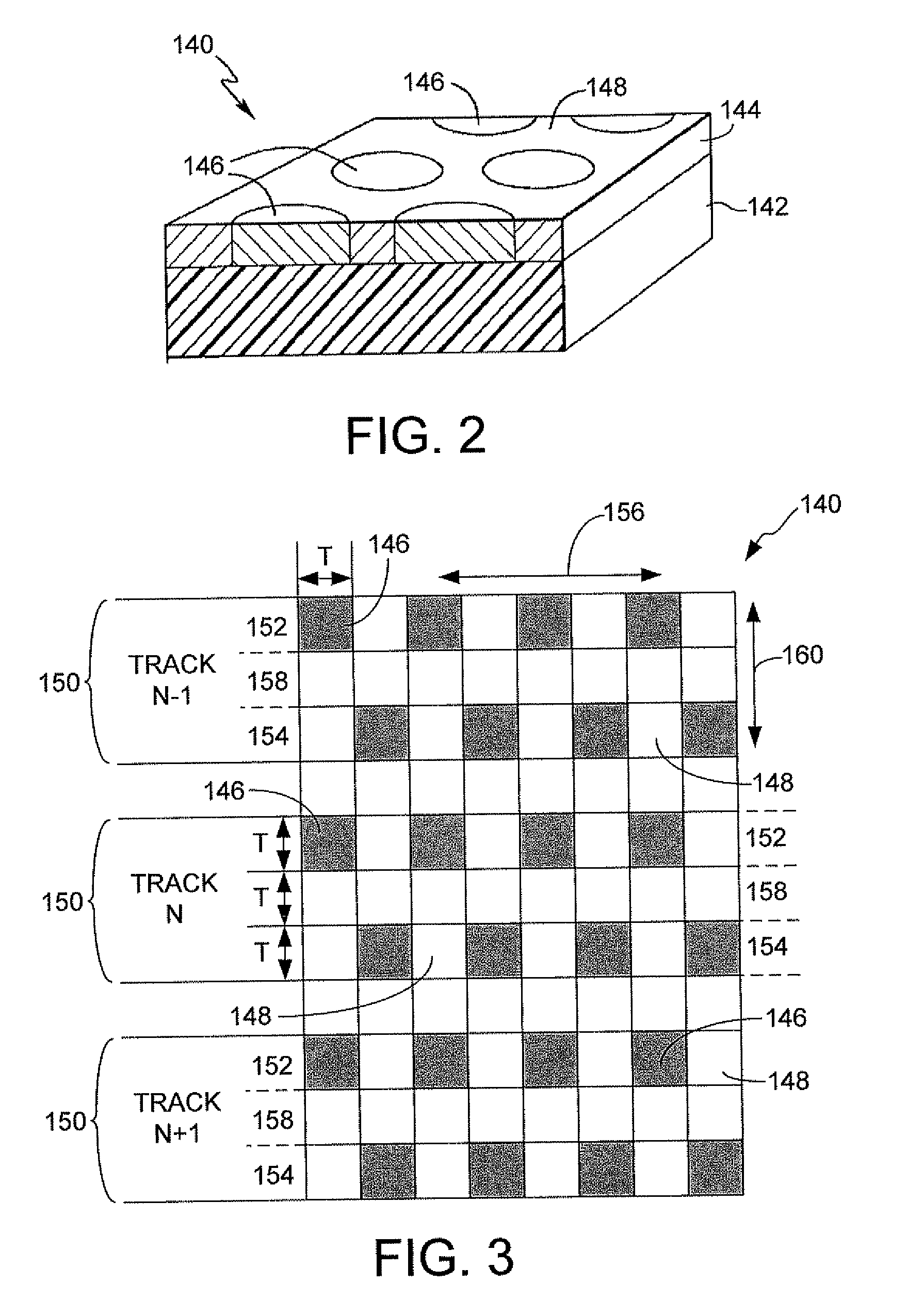 Null servo pattern for bit-patterned media