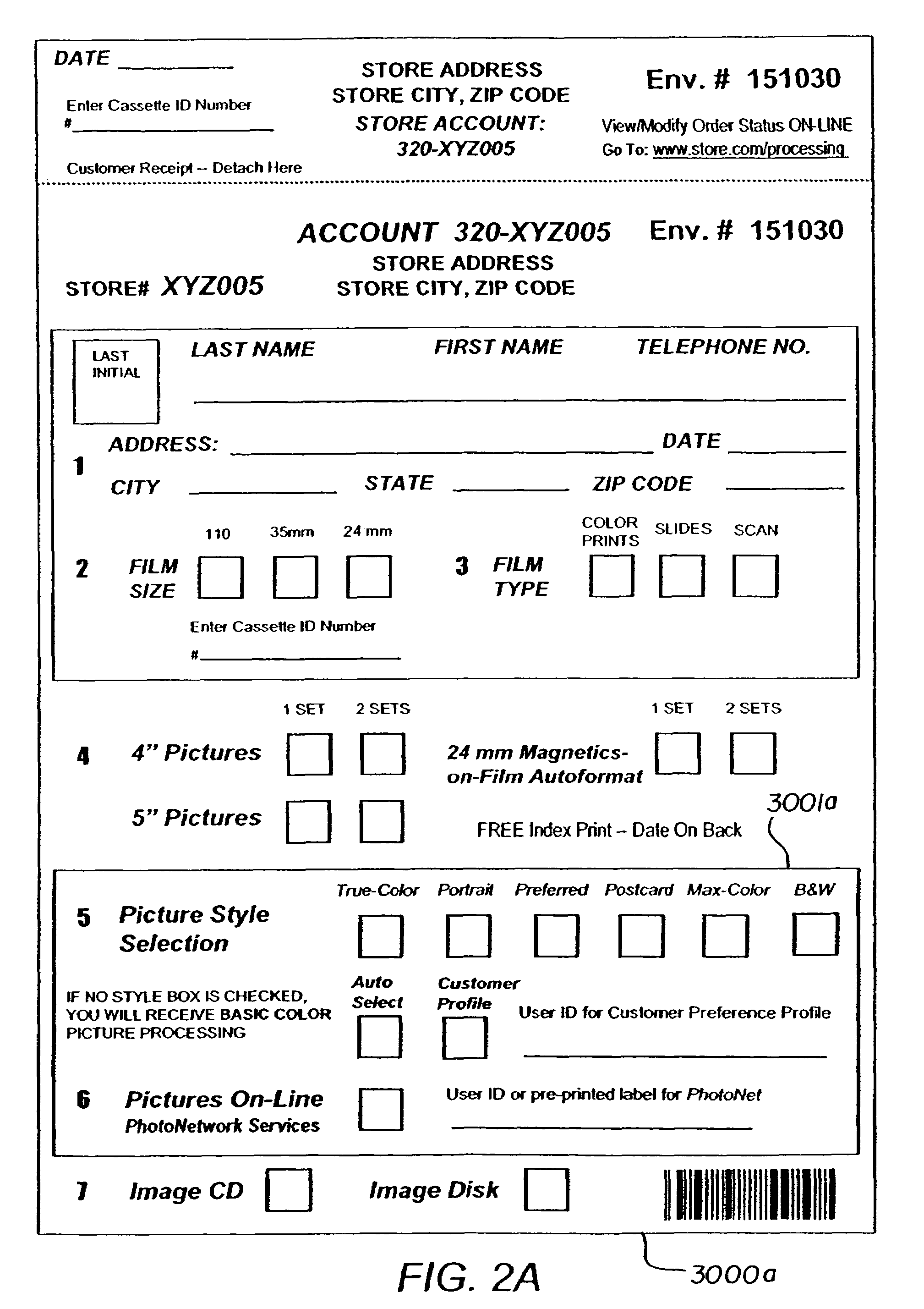 Plurality of picture appearance choices from a color photographic recording material intended for scanning