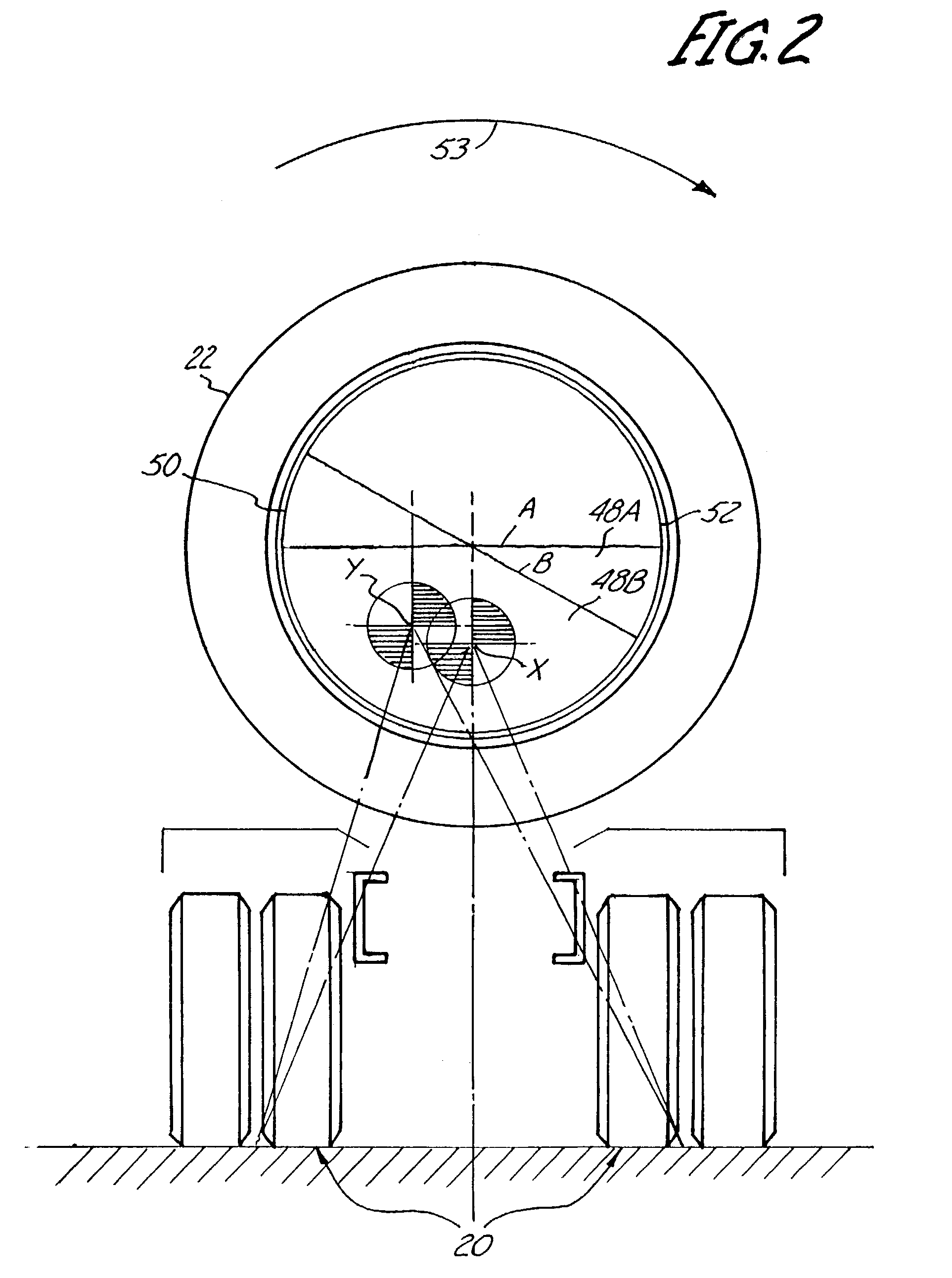 Concrete mixing truck anti-rollover system