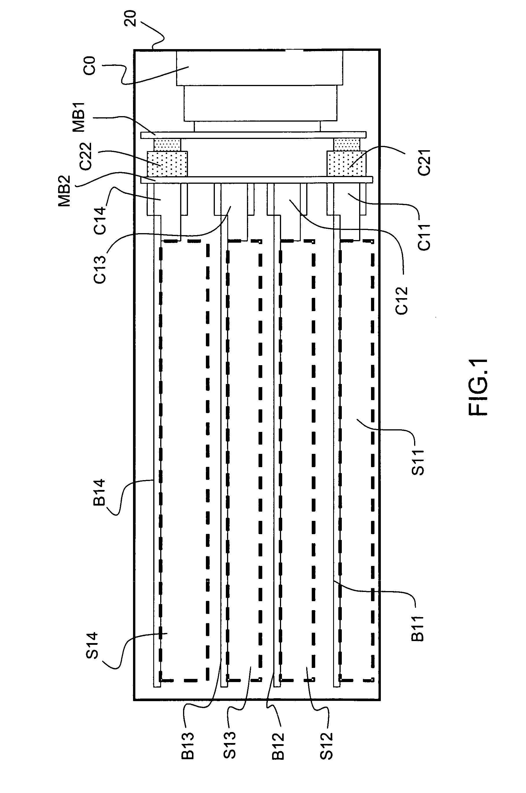 Computer with simplified layout, designed for aviation