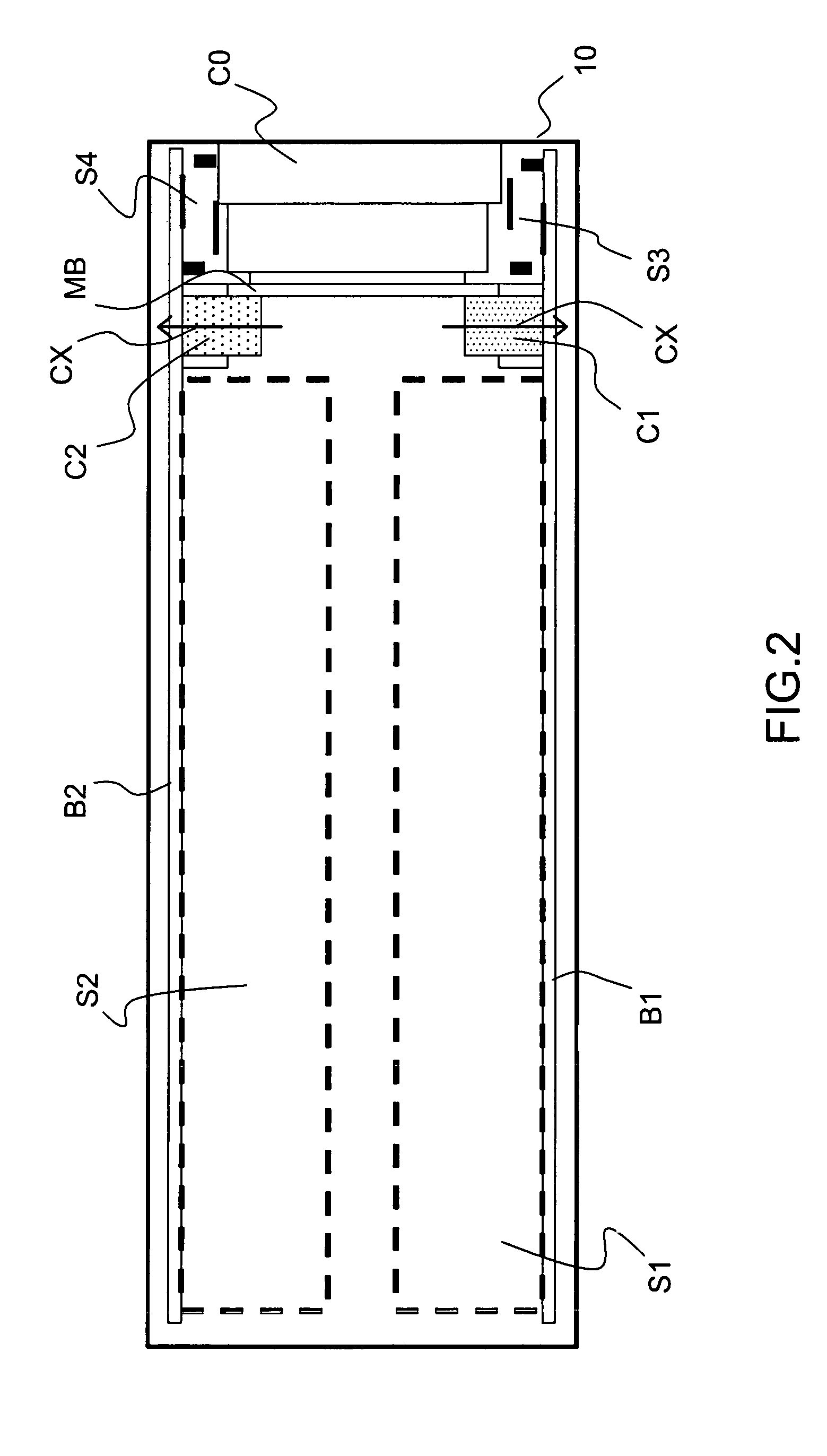 Computer with simplified layout, designed for aviation