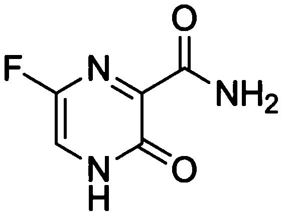 Freeze-dried preparation of favipiravir for injection and preparation method thereof