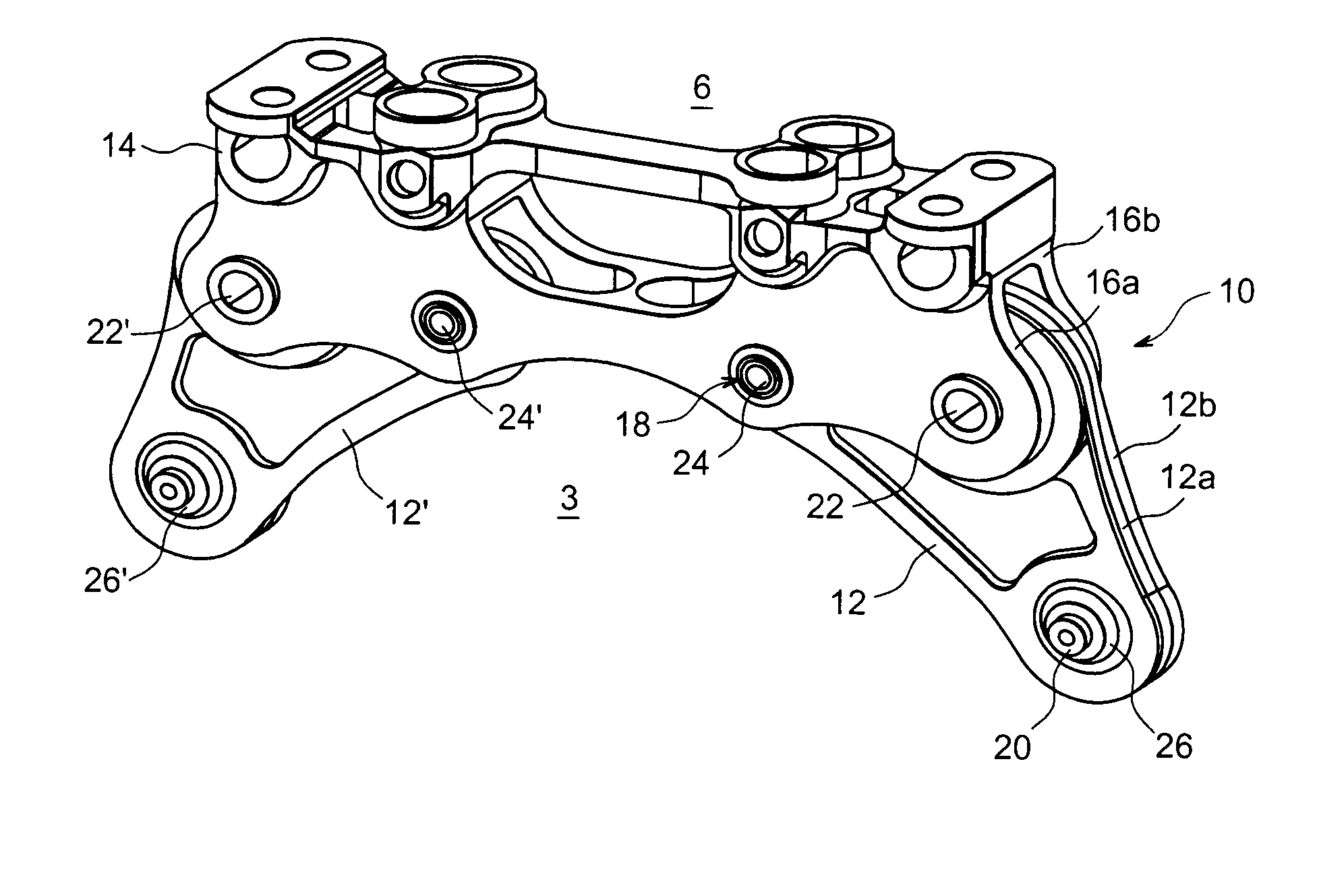 Two-Shackle Aircraft Engine Attachment