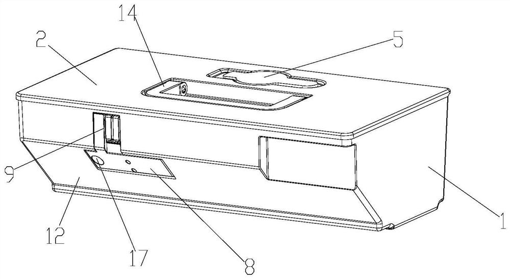 Water tank for floor sweeper with controllable water seepage