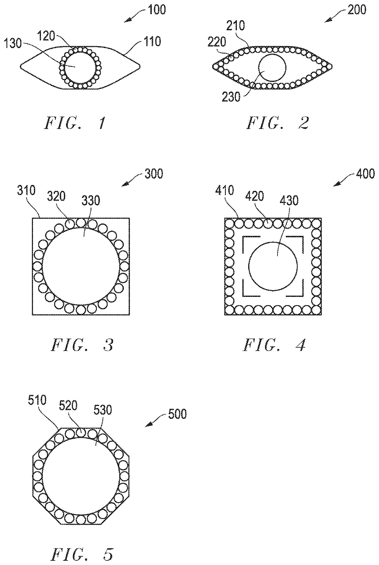 Rear view device assemblies and circuits