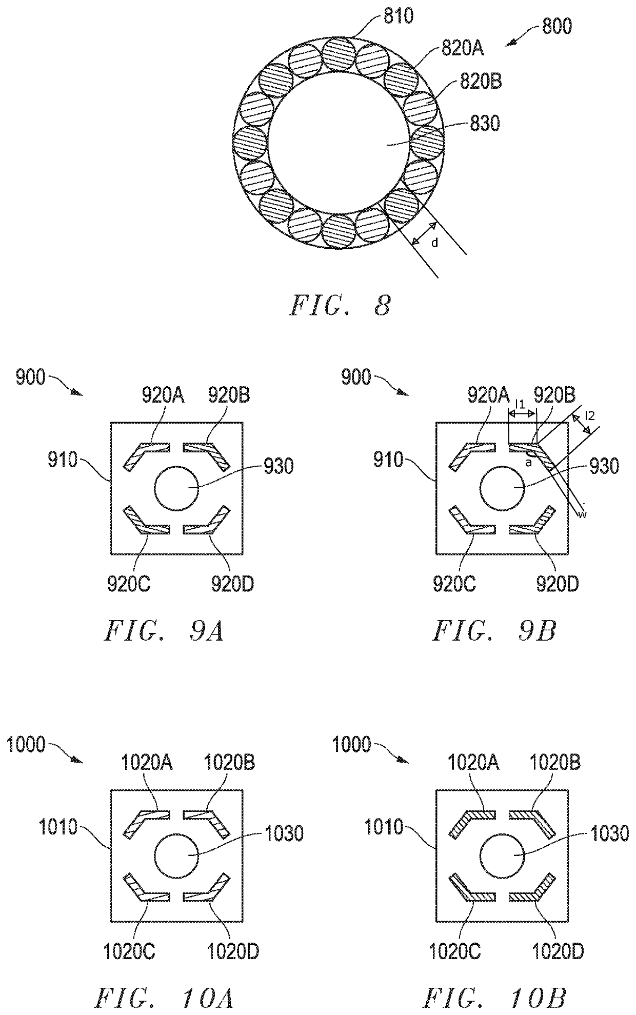 Rear view device assemblies and circuits