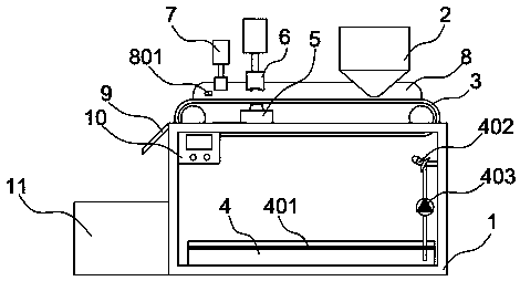 Quick and convenient peanut shell-breaking device